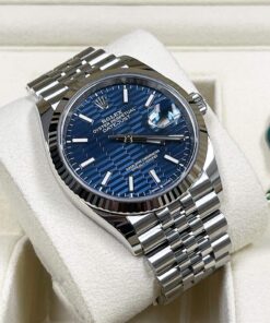 Rolex Datejust 36mm Azul Acanalado - Jubilee / Estriado / 126234 / 2022