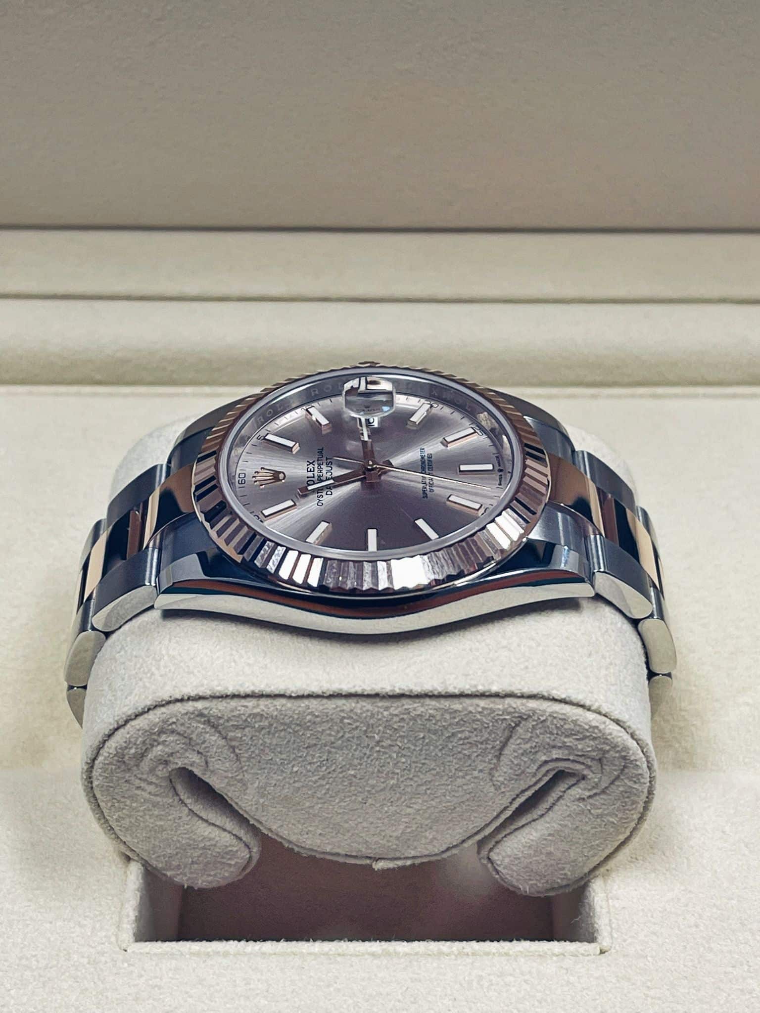 Rolex Datejust 41mm esfera sundust / 126331 / Oro rosa - Imagen 5