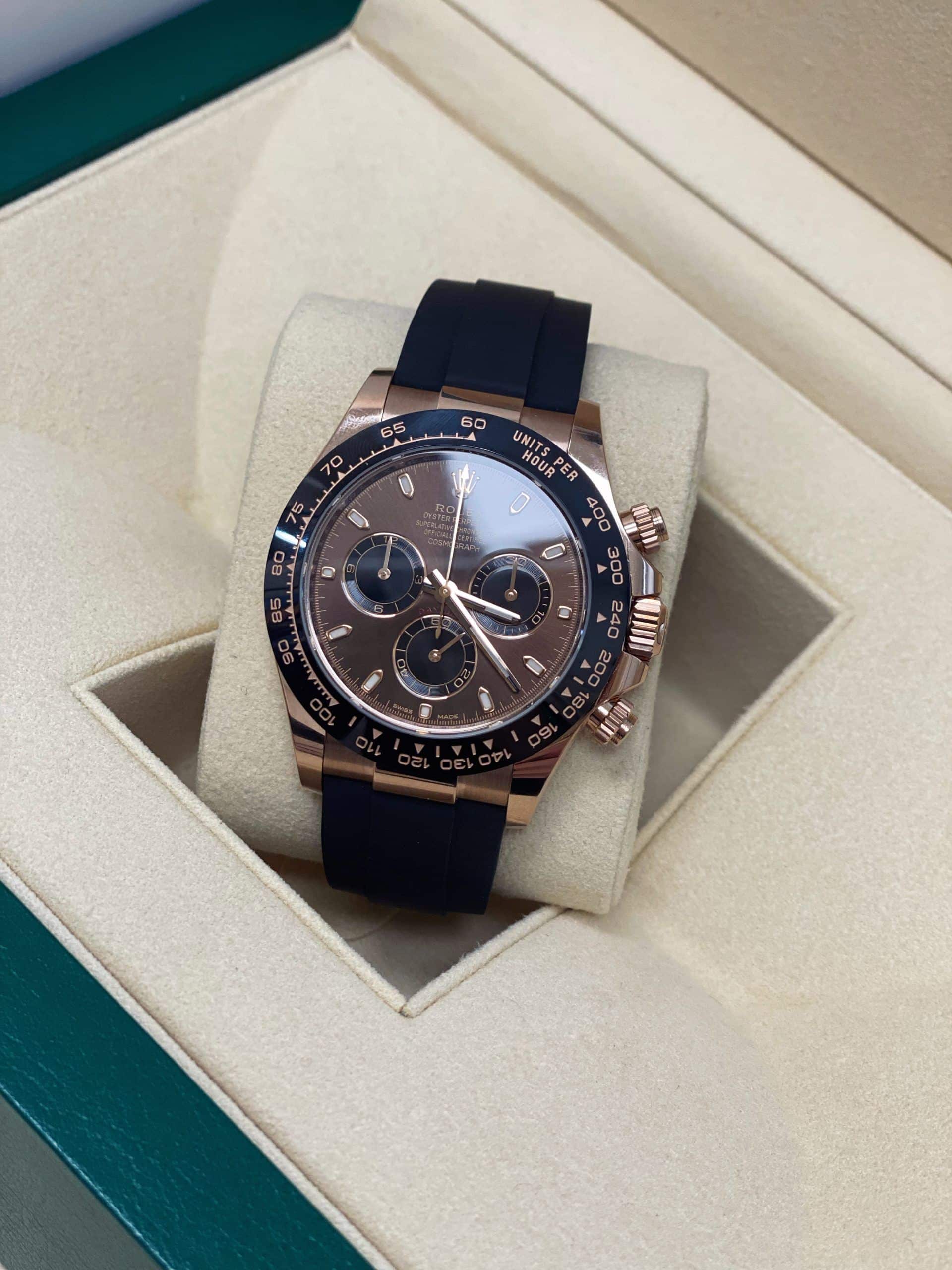 Rolex Daytona Oysterflex Chocolate / 116515LN / 2021 - Imagen 4
