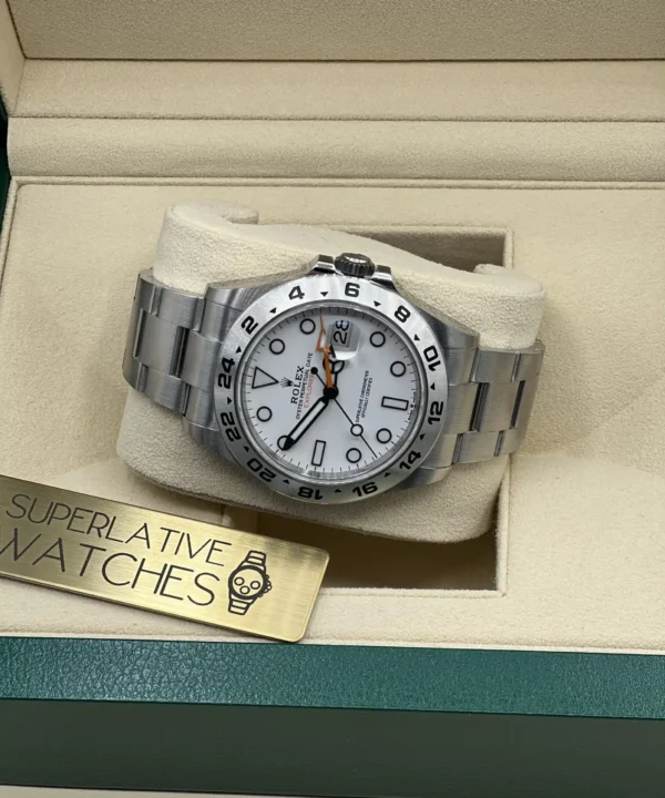 Rolex Explorer II Esfera Blanca 226570 / Nuevo
