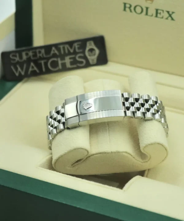 Rolex Datejust 41mm esfera verde estriada / 126300 / 2023 - Imagen 4