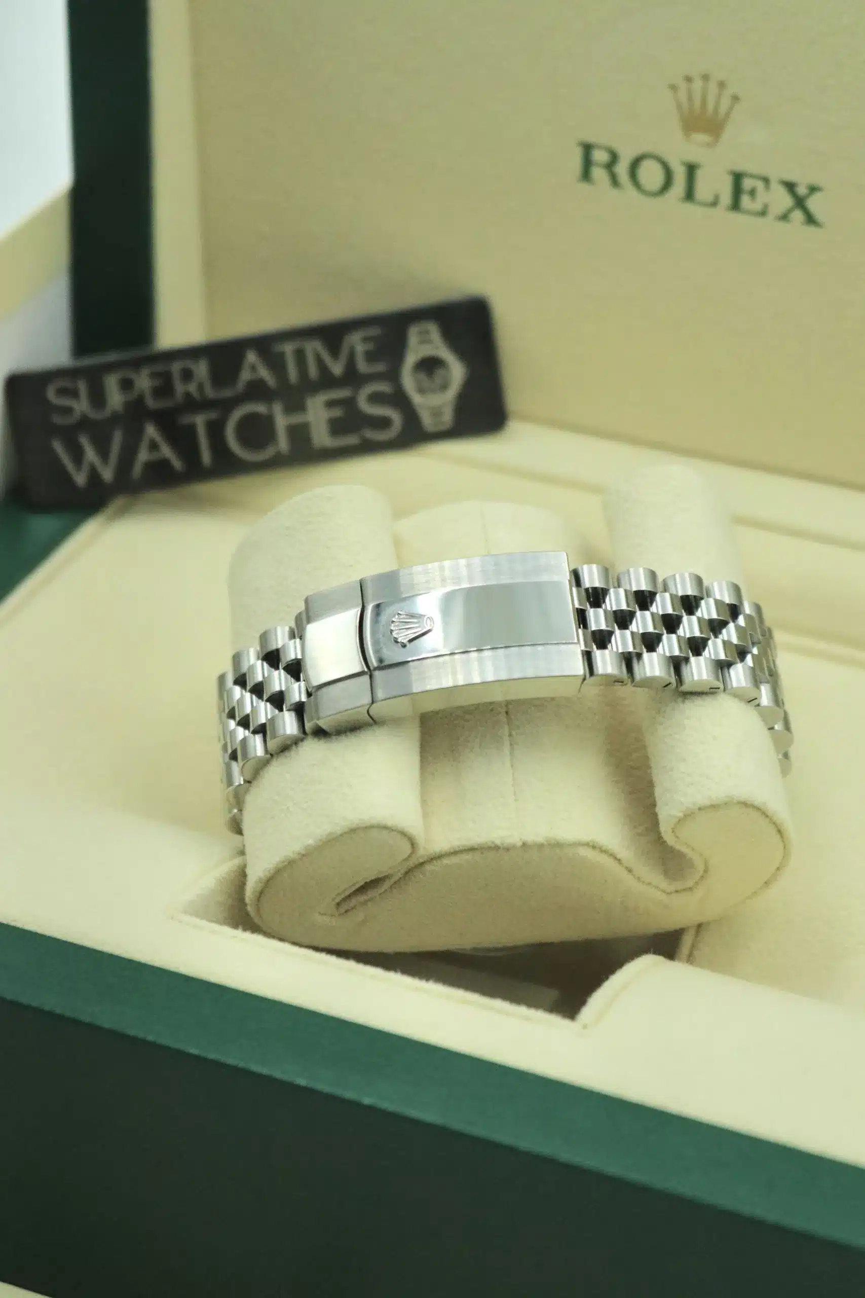 Rolex Datejust 41mm esfera verde estriada / 126300 / 2023 - Imagen 4