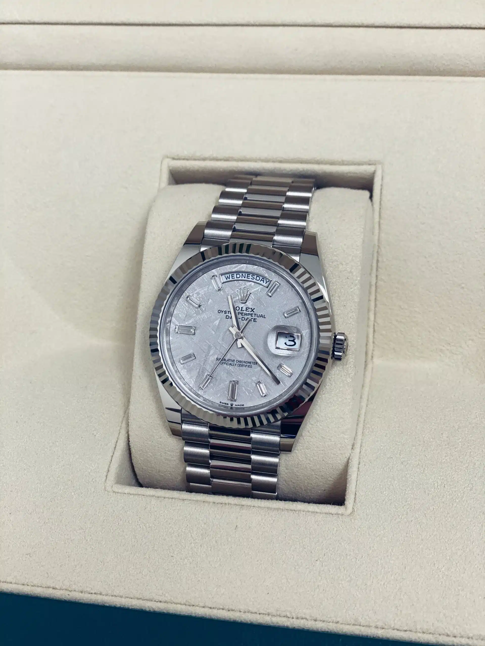 Rolex Day-Date 40 mm / Meteorite Dial / 228239-0055 / 2021