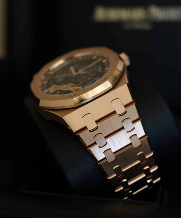 Audemars Piguet Royal Oak Oro Rosa Skeleton / 15407OR / 2020 - Imagen 3