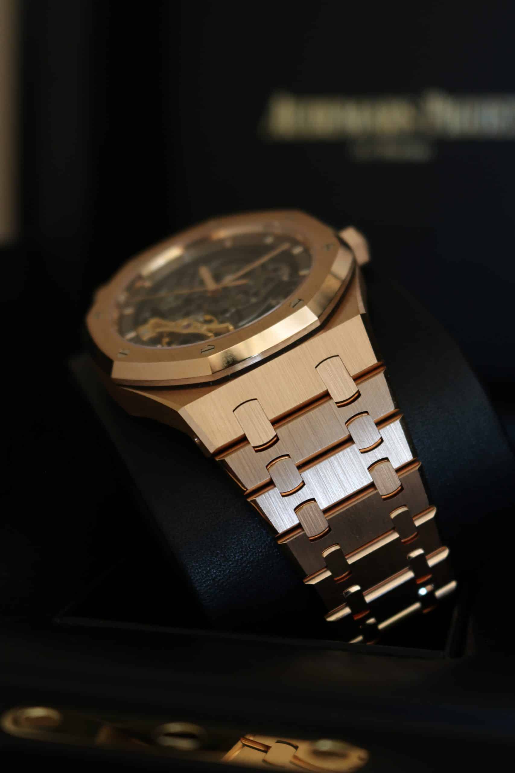 Audemars Piguet Royal Oak Oro Rosa Skeleton / 15407OR / 2020 - Imagen 3