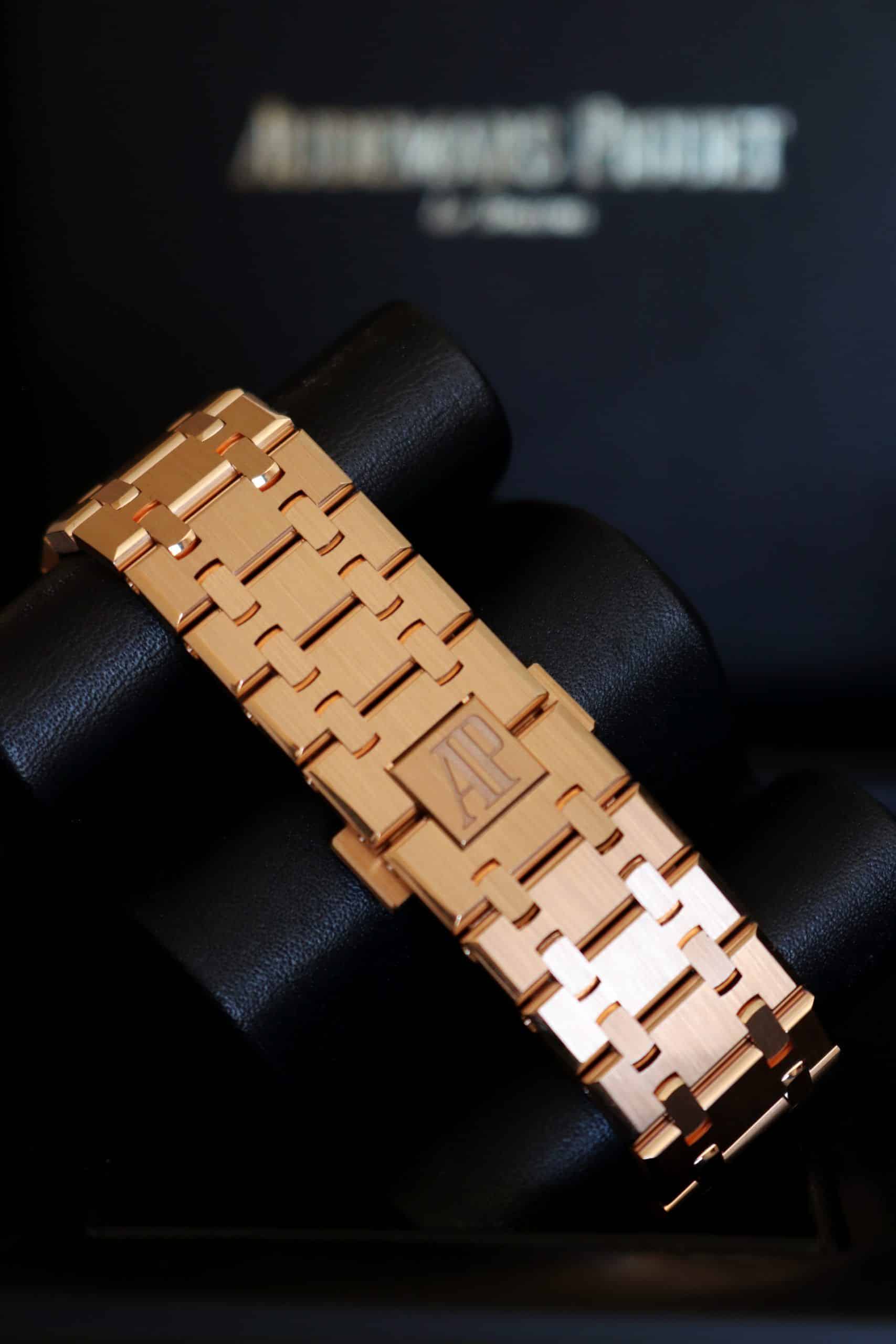 Audemars Piguet Royal Oak Oro Rosa Skeleton / 15407OR / 2020 - Imagen 7