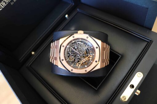 Audemars Piguet Royal Oak Skeleton de oro rosa 15407OR
