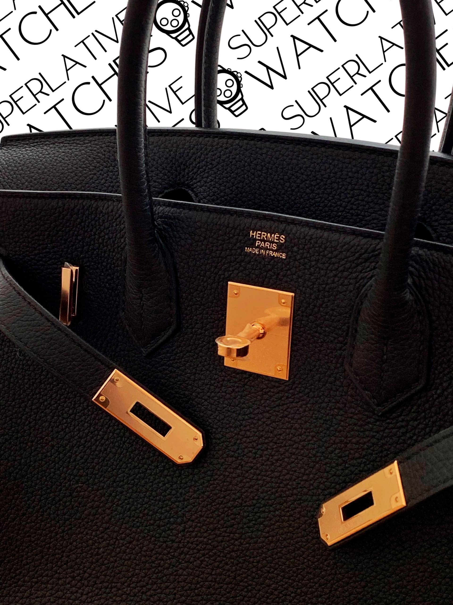 Hermès Birkin 30 Togo / Negro / Gold Hardware - Imagen 2