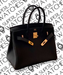 Hermès Birkin 30 Togo / Negro / Gold Hardware