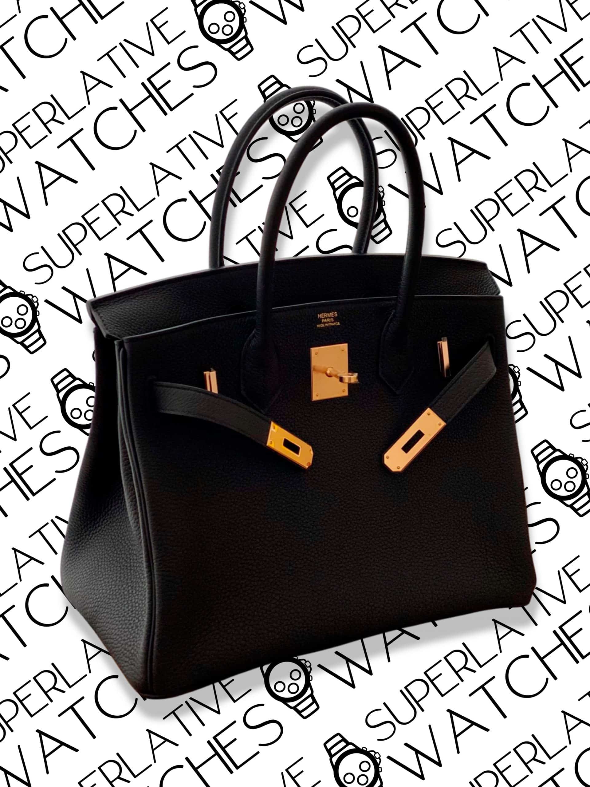 Hermès Birkin 30 Togo / Negro / Gold Hardware