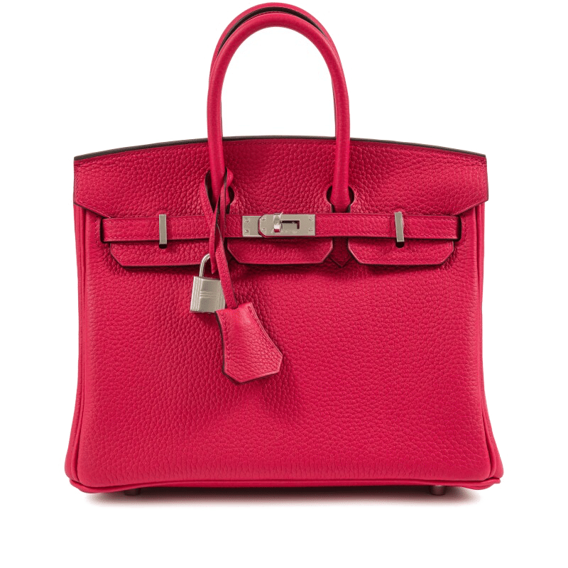 Bolso Hermès Birkin 25 Rose Mexico transparente para vender