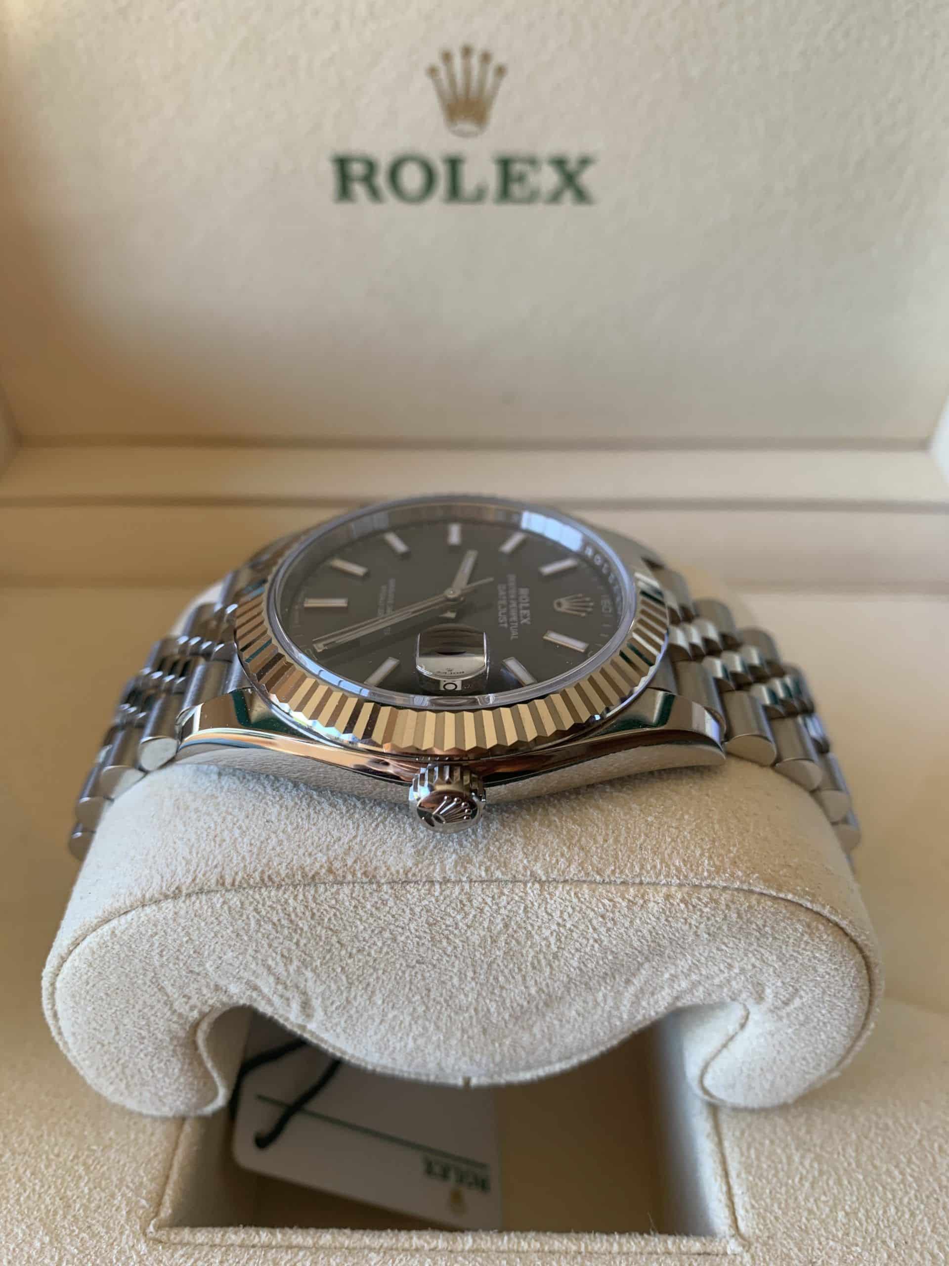 Rolex Datejust 41mm Rhodium Dial - bisel estriado / jubilee / 126334 / 2020 - Imagen 2