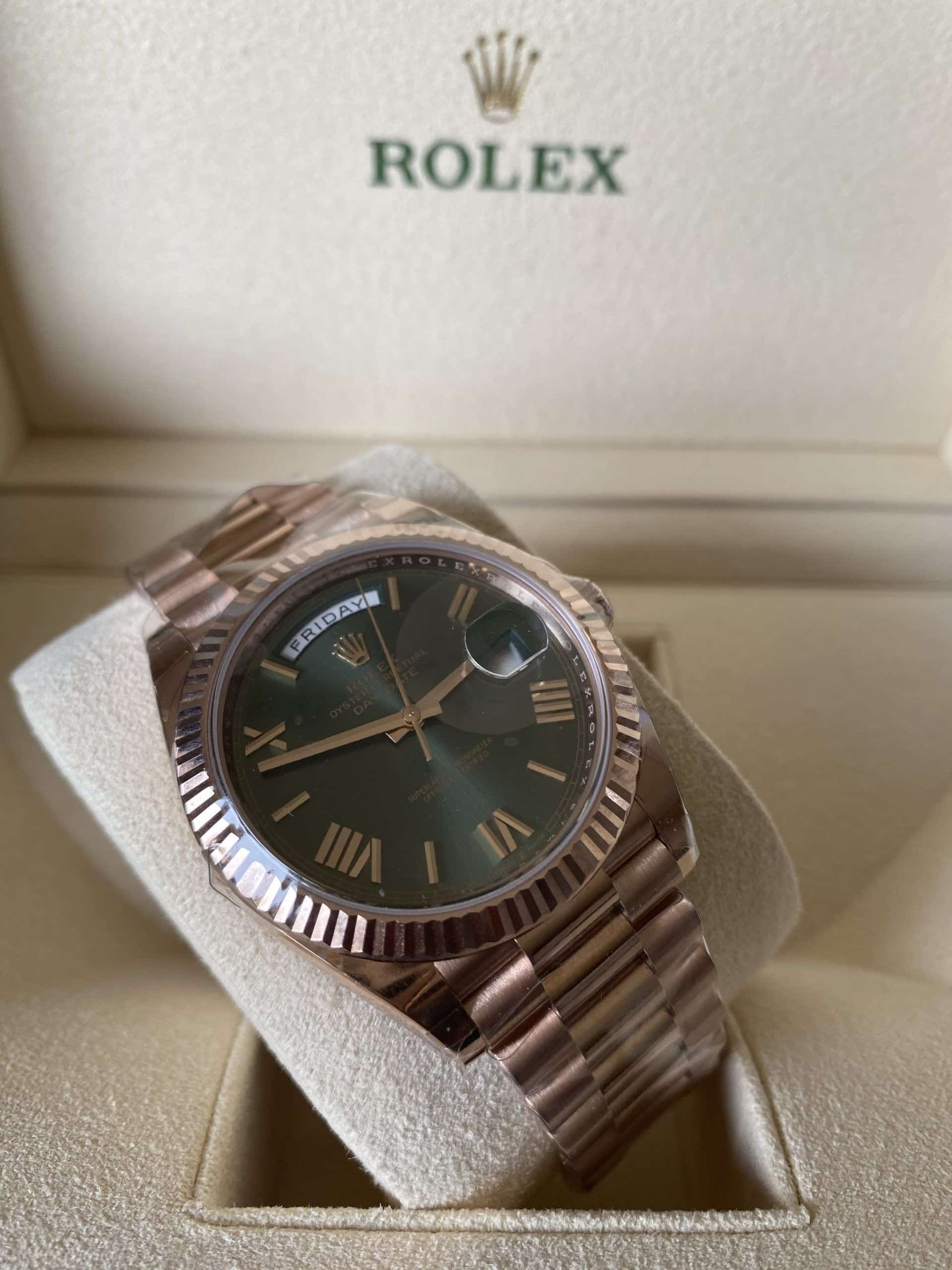 Rolex Day‑Date President Olive Dial / 228235 / 2020