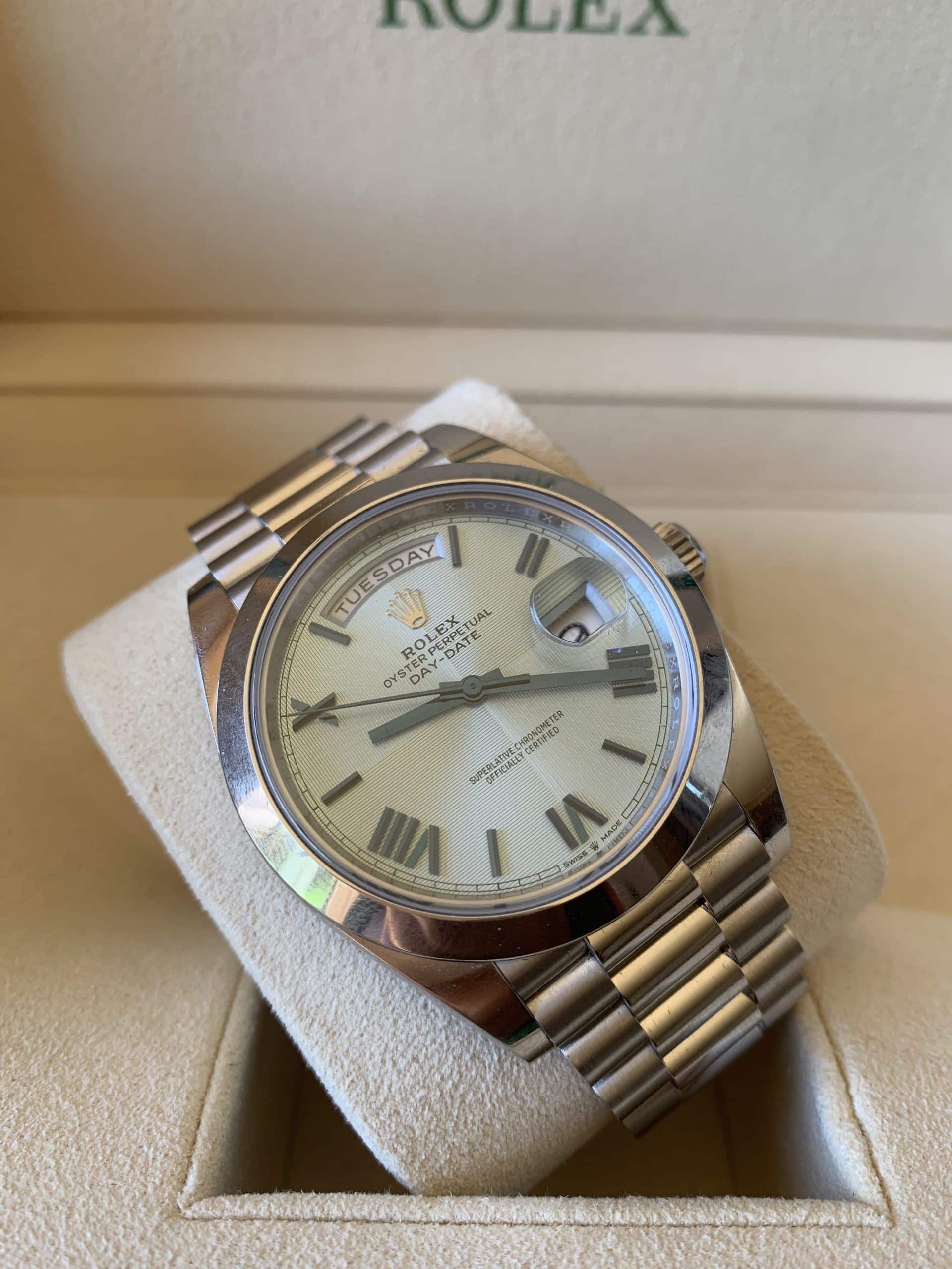 Rolex Day‑Date Platinum / 228206 / 2019