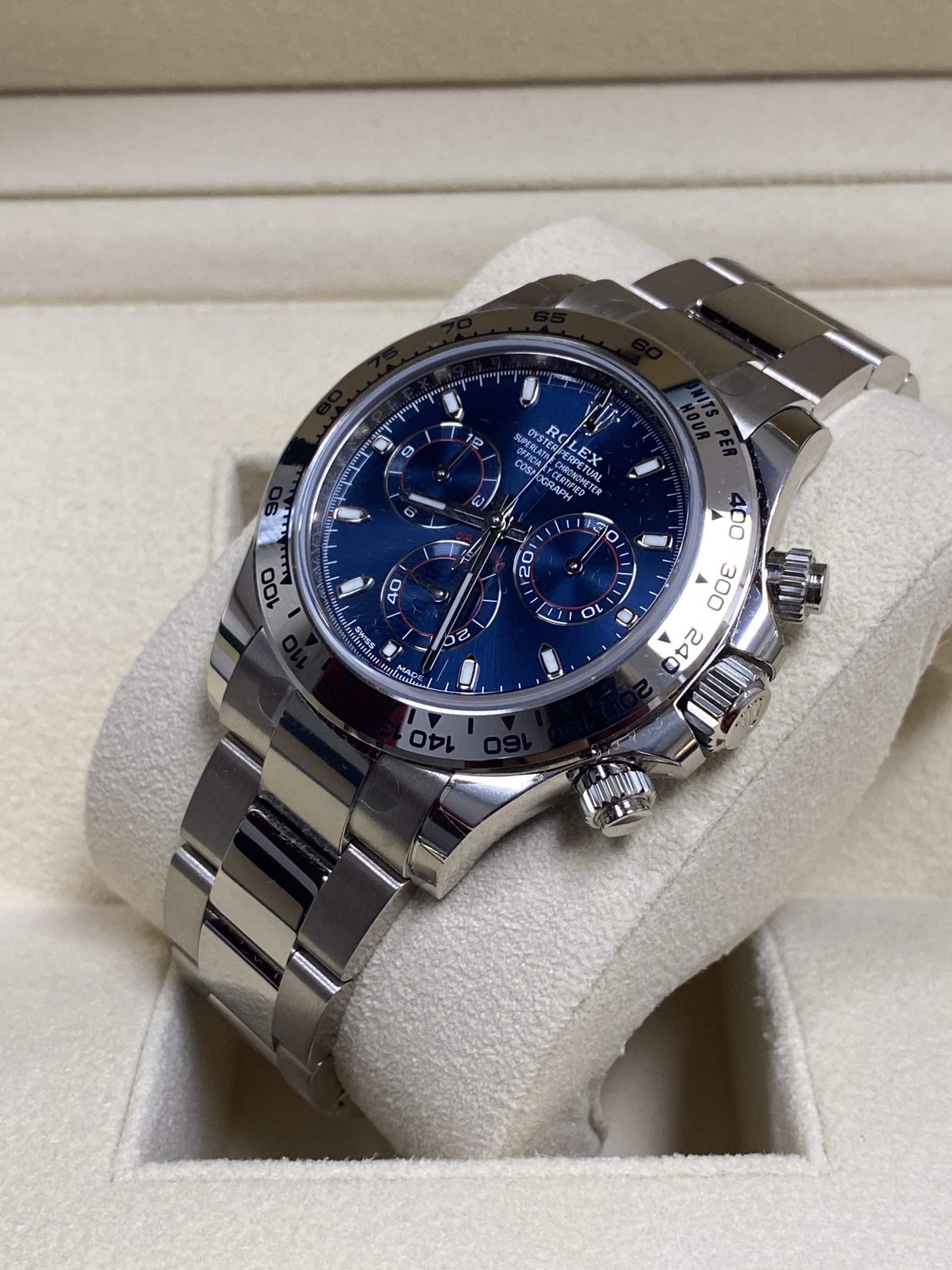 Rolex Daytona Oro Blanco / Blue Dial / 116509 / 2022 - Imagen 2