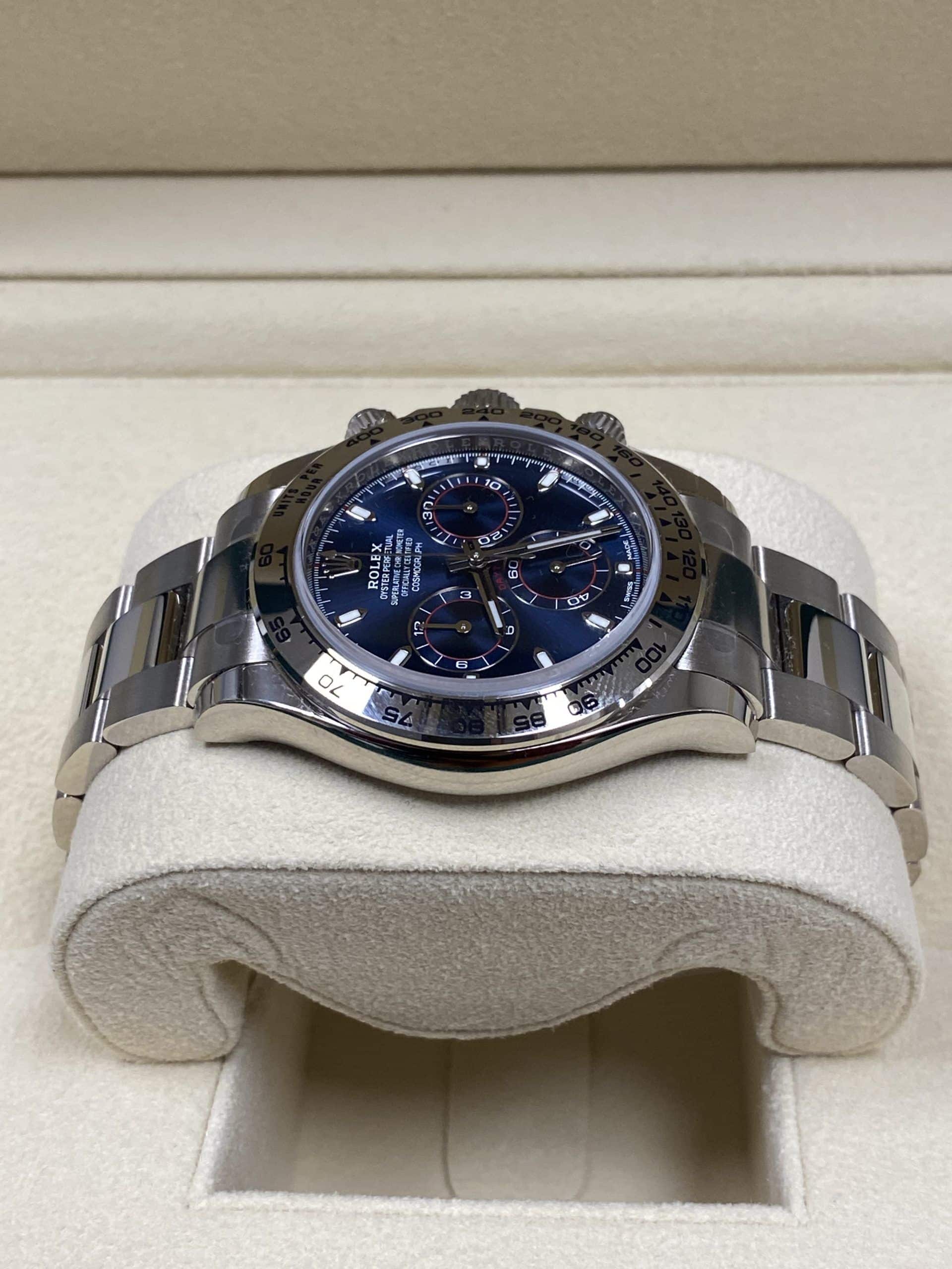 Rolex Daytona Oro Blanco / Blue Dial / 116509 / 2022 - Imagen 3