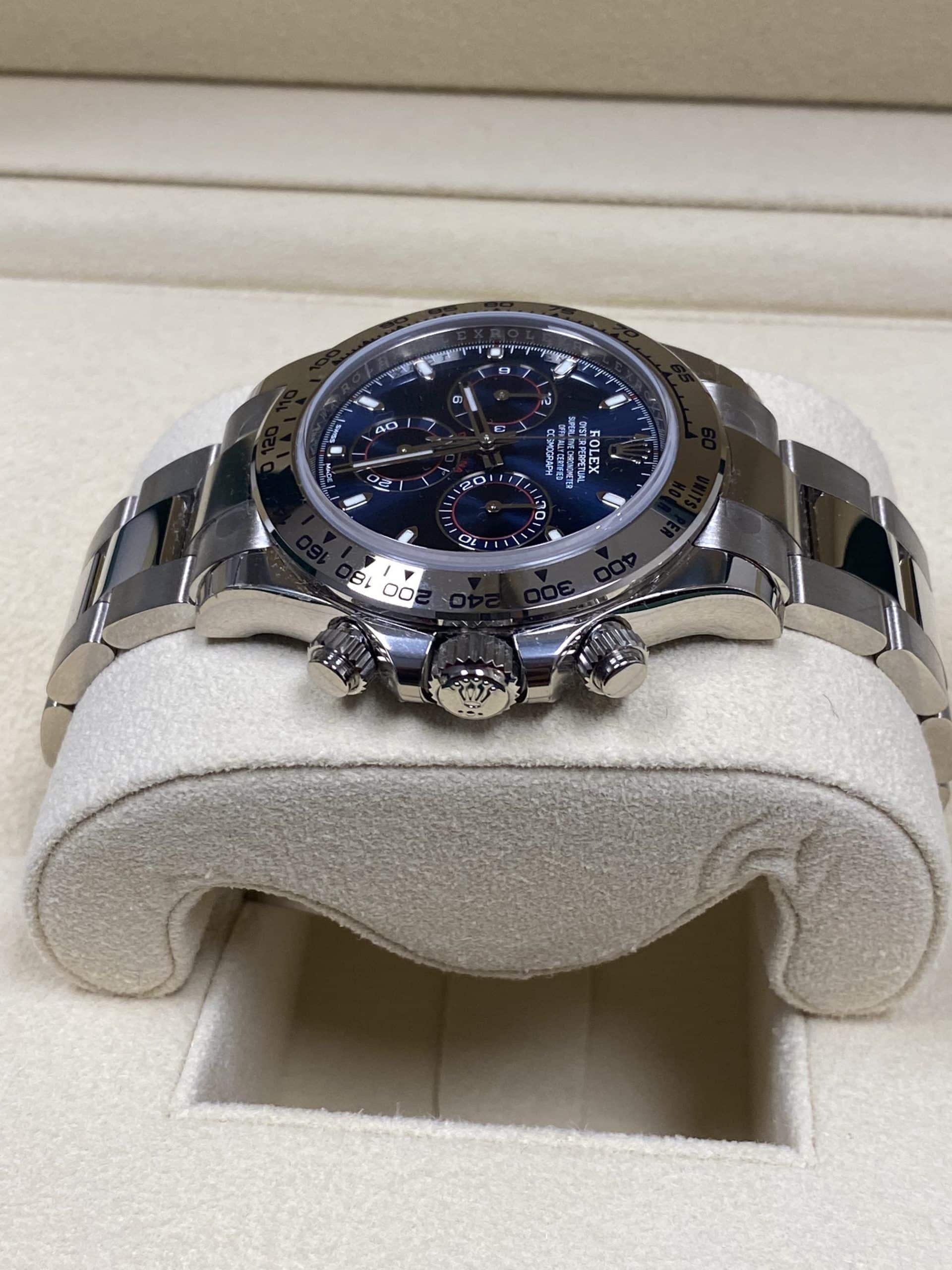 Rolex Daytona Oro Blanco / Blue Dial / 116509 / 2022 - Imagen 4