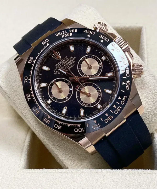 Rolex Daytona Rose Gold Oysterflex / 116515LN / 2021