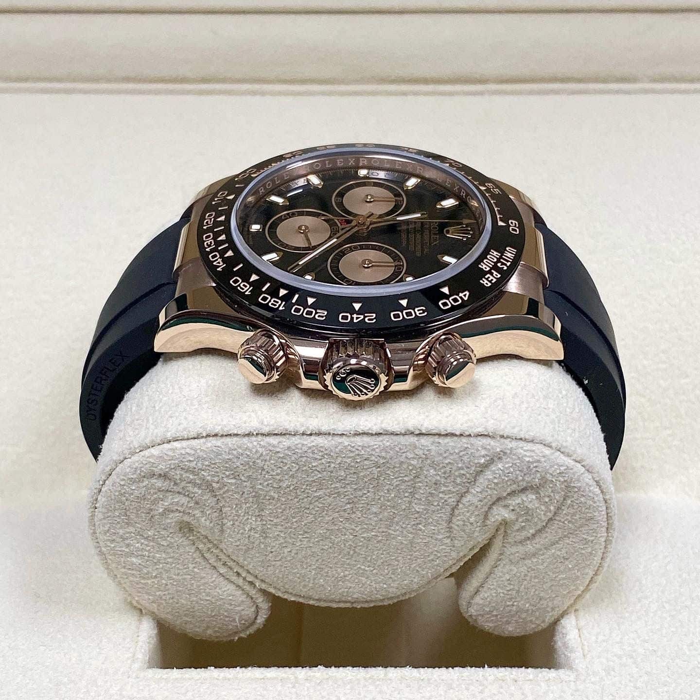 Rolex Daytona Rose Gold Oysterflex / 116515LN / 2021 - Imagen 2