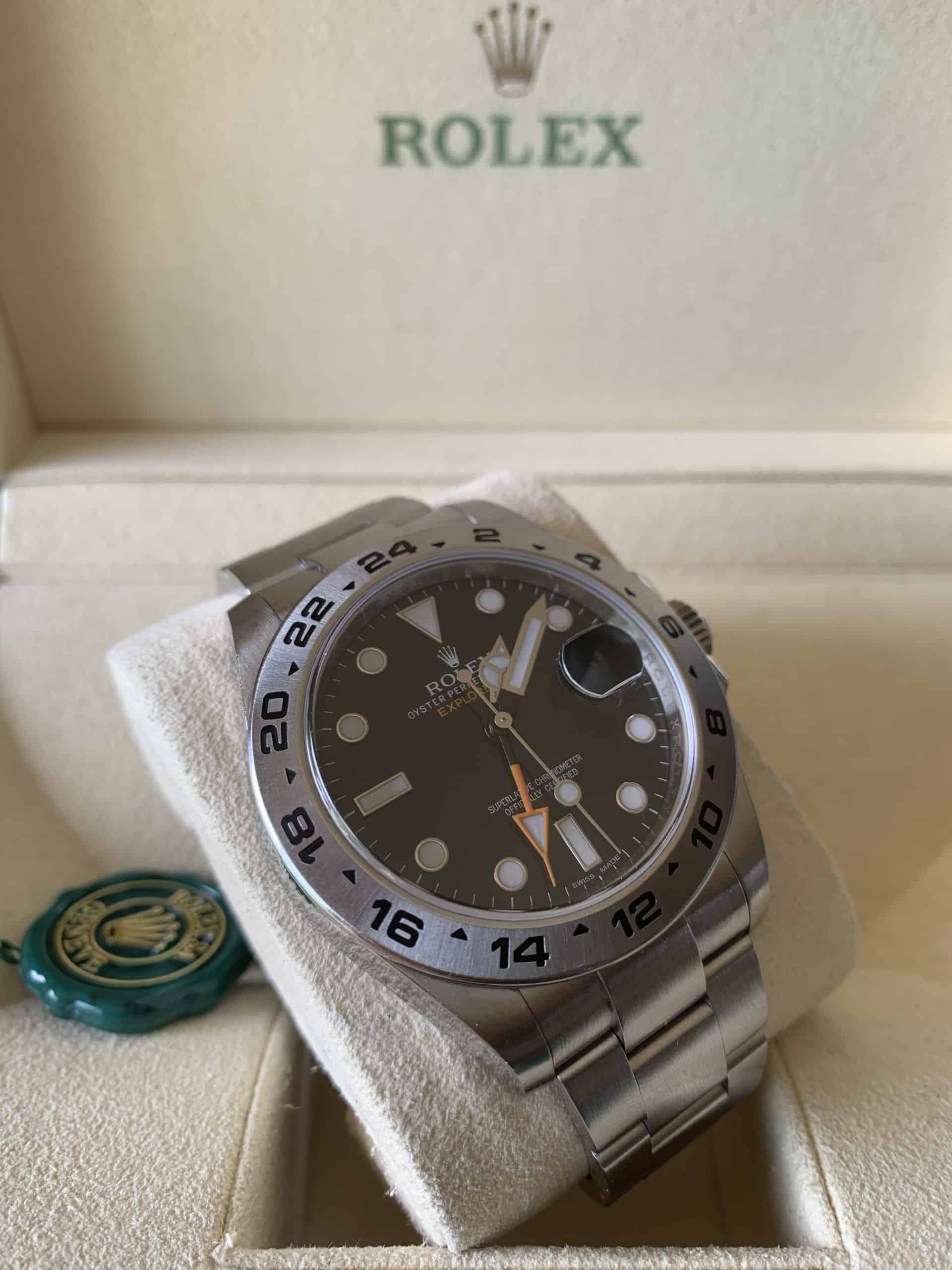 Rolex Explorer II Negro 216570 / 2016