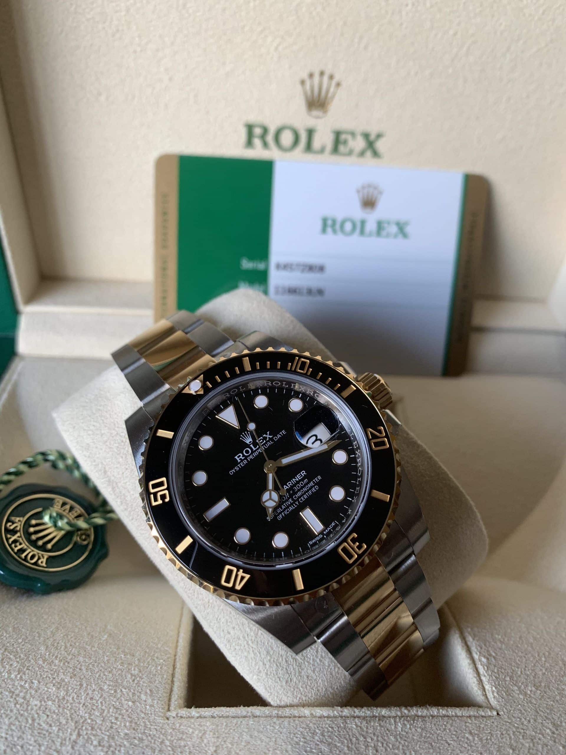 Rolex Submariner Date / mixto negro / 116613LN / 2020