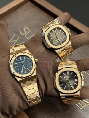 Patek Philippe Nautilus 5712/1r y 5711/1r / Audemars Piguet 15202or