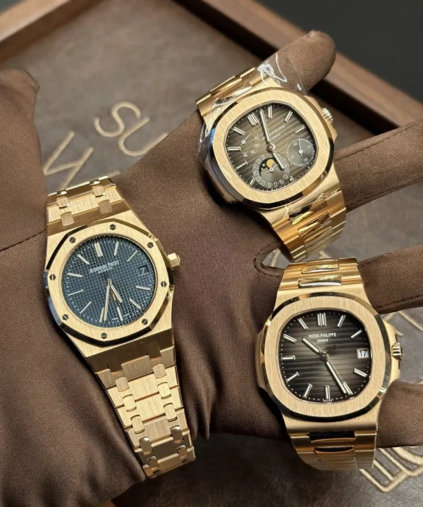 Patek Philippe Nautilus 5712/1r y 5711/1r / Audemars Piguet 15202or