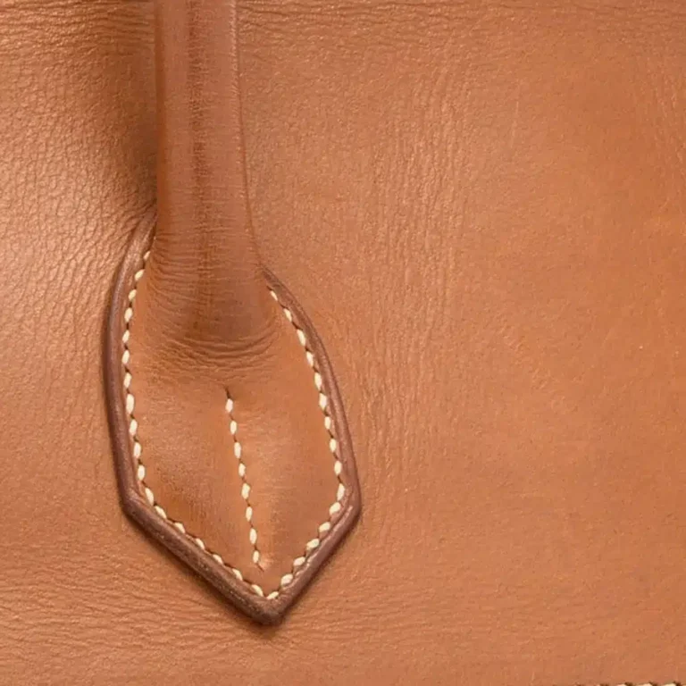 Textura de la piel Barenia Natural de Hermès
