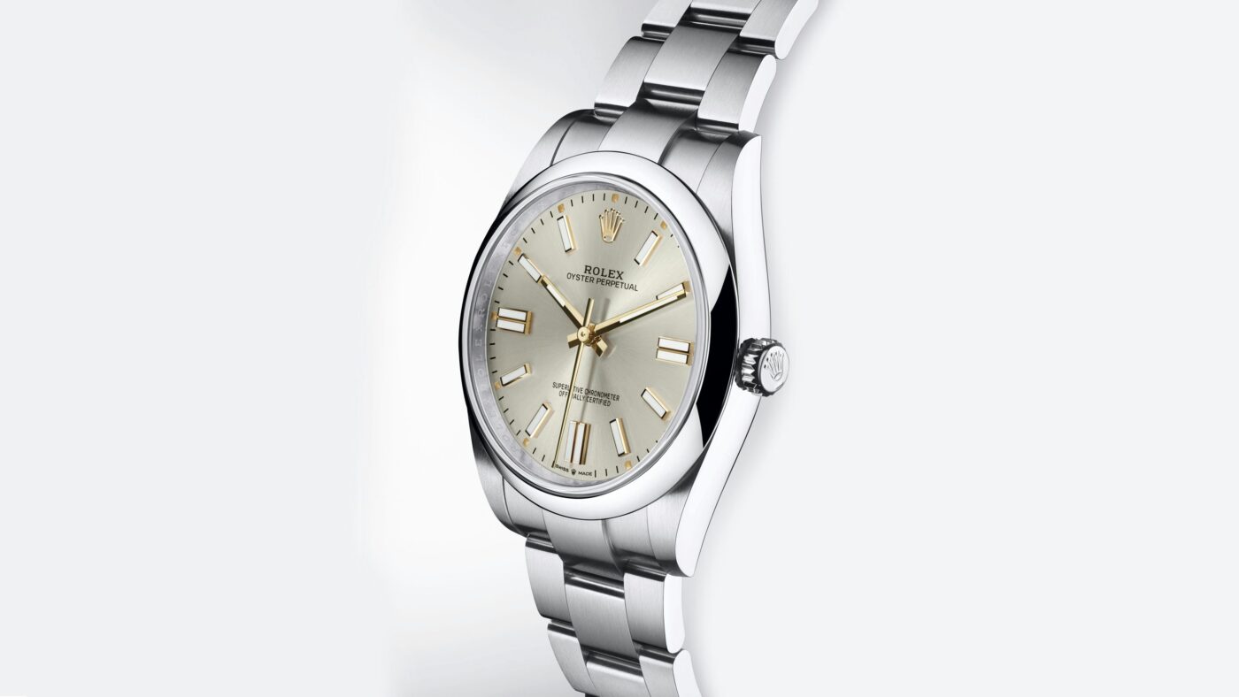 Rolex Oyster Perpetual 41 referencia 124300 con esfera silver