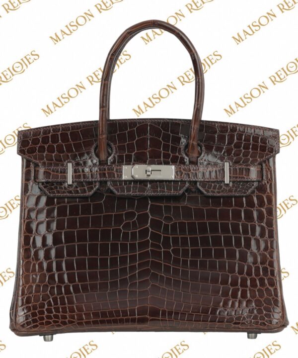Hermès Birkin 30 / Havane / Cocodrilo / PHW