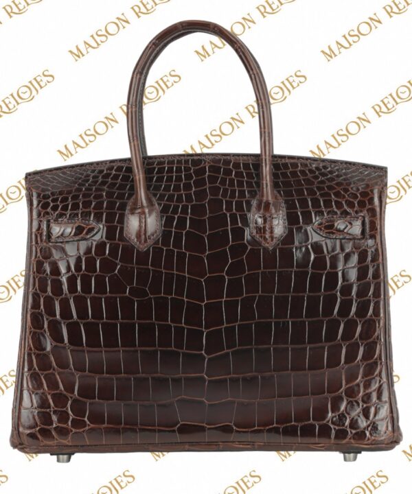 Hermès Birkin 30 / Havane / Cocodrilo / PHW - Imagen 3
