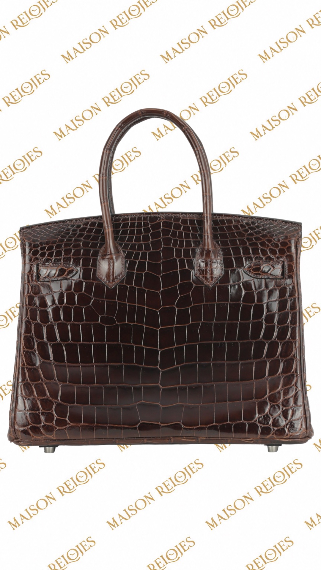 Hermès Birkin 30 / Havane / Cocodrilo / PHW - Imagen 3