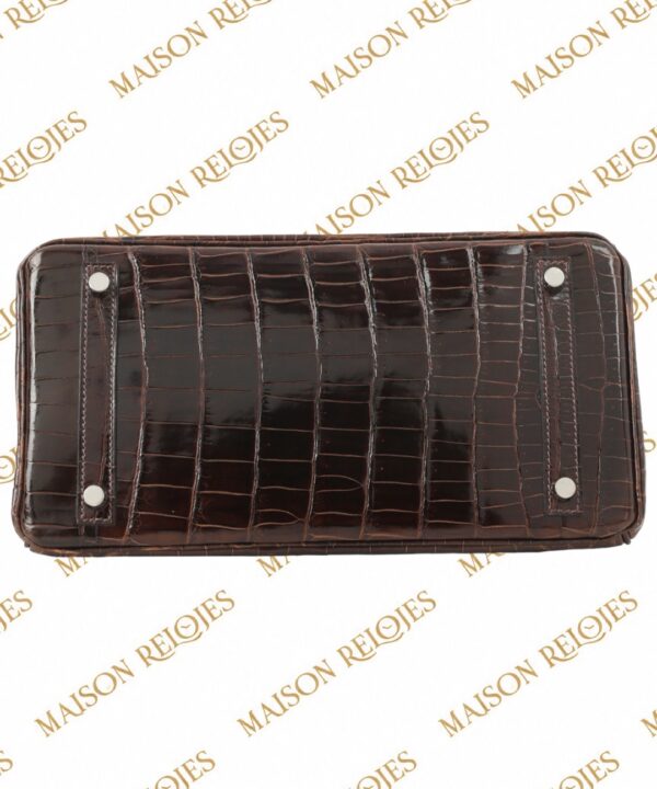 Hermès Birkin 30 / Havane / Cocodrilo / PHW - Imagen 4