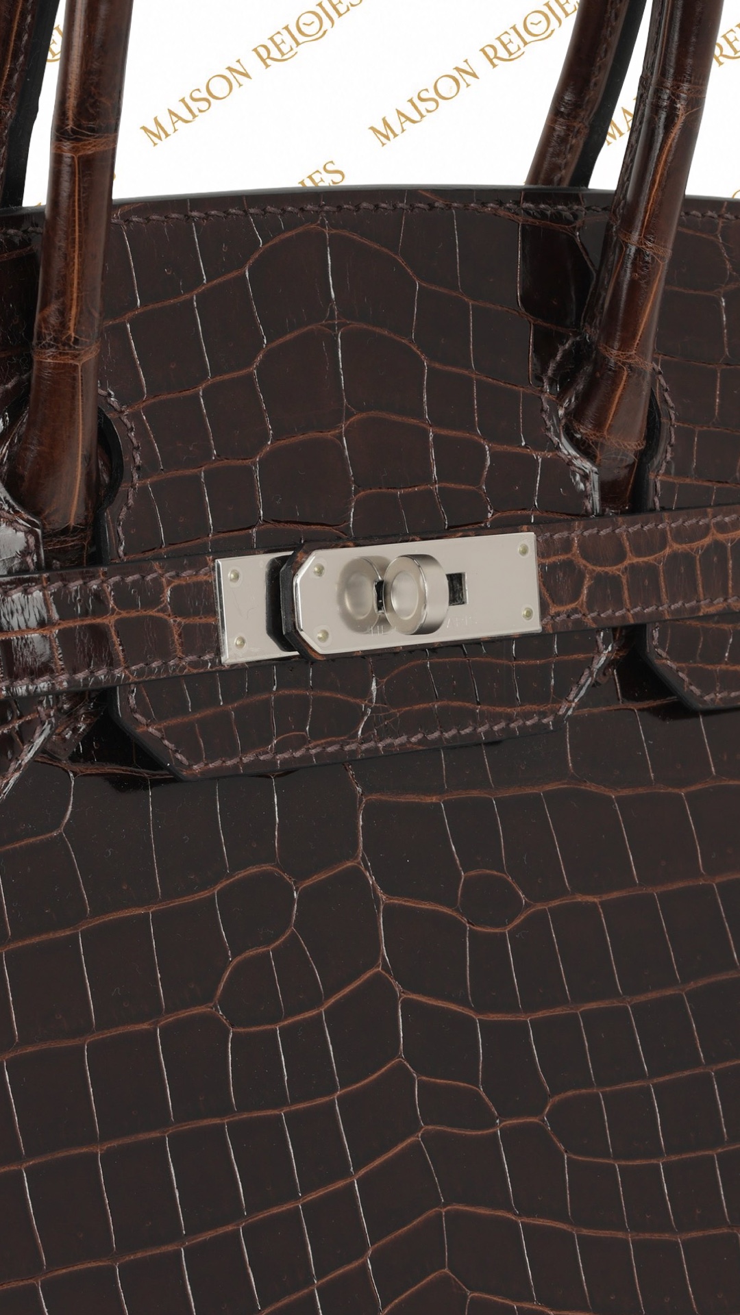 Hermès Birkin 30 / Havane / Cocodrilo / PHW - Imagen 5