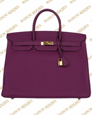 Hermès Birkin 40 Anemone Pre-Owned — vista frontal