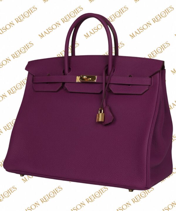 Hermès Birkin 40 / Anemone / Togo / GHW - Imagen 3