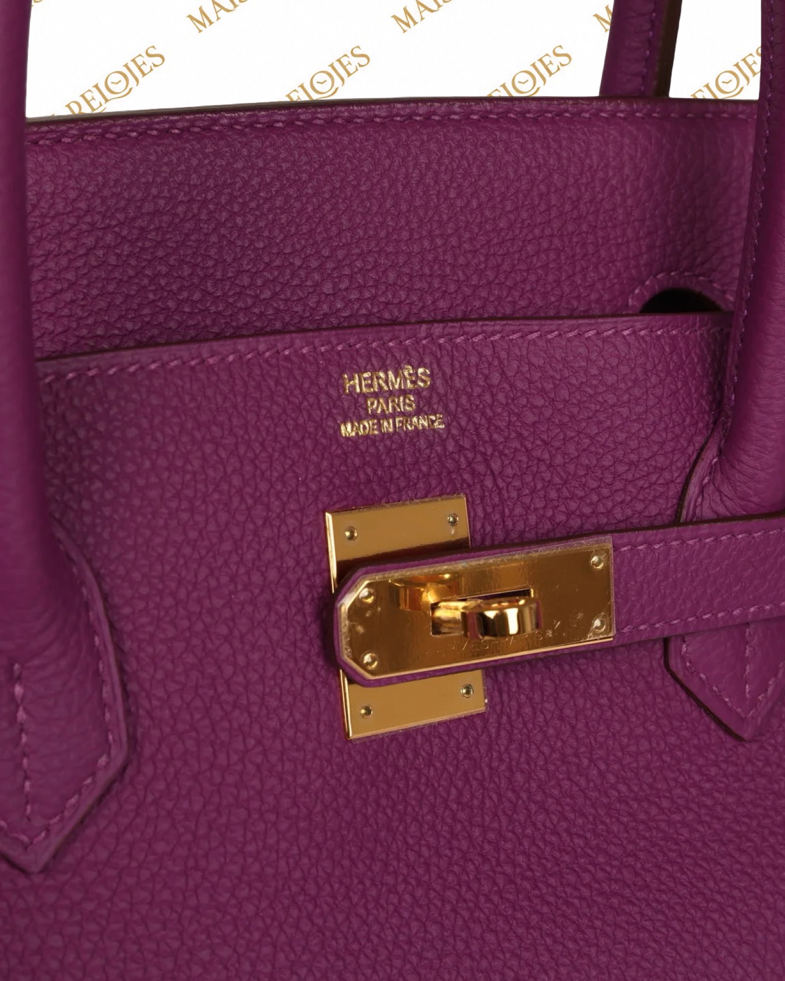 Hermès Birkin 40 / Anemone / Togo / GHW - Imagen 7