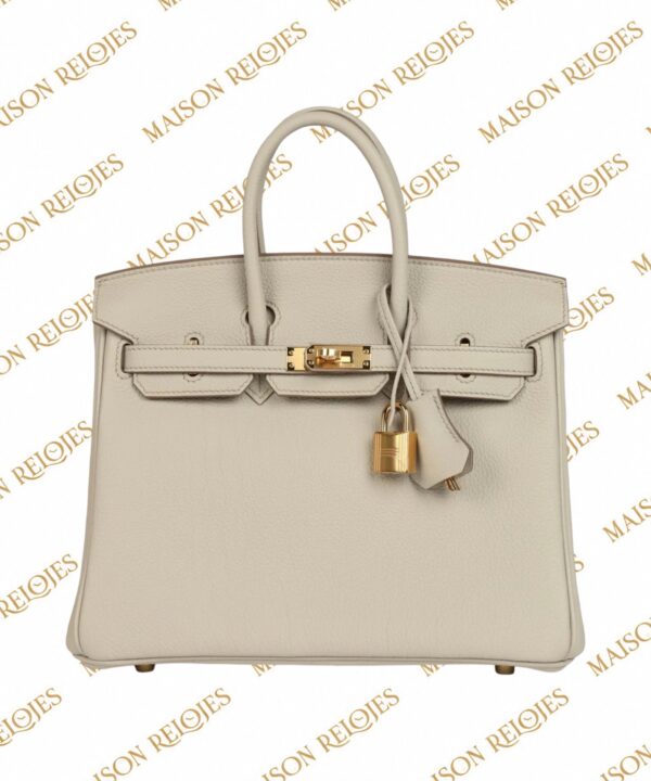 Hermès Birkin 25 / Beton / Togo / GHW