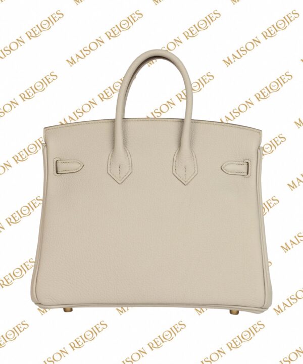 Hermès Birkin 25 / Beton / Togo / GHW - Imagen 5