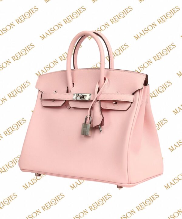 Hermès Birkin 25 / Rose Sakura / Swift / PHW - Imagen 3