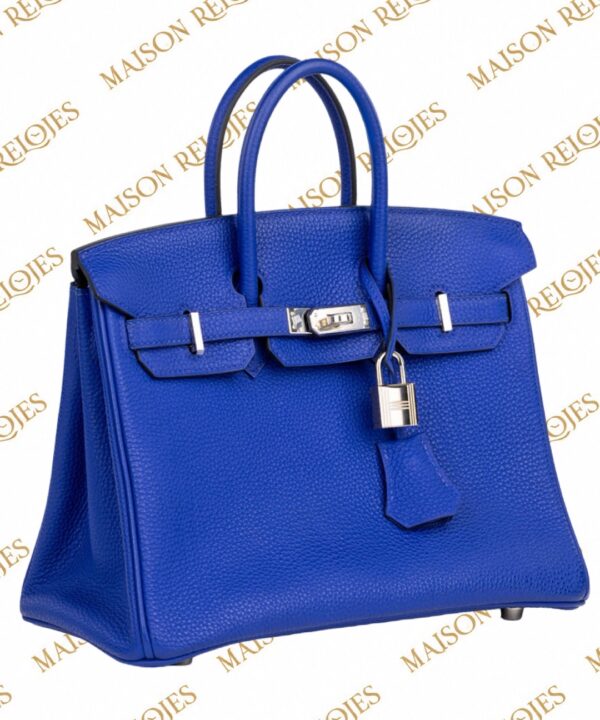 Alternative view of Hermès Birkin 25 / Blue Electric / Togo / PHW / Special Order