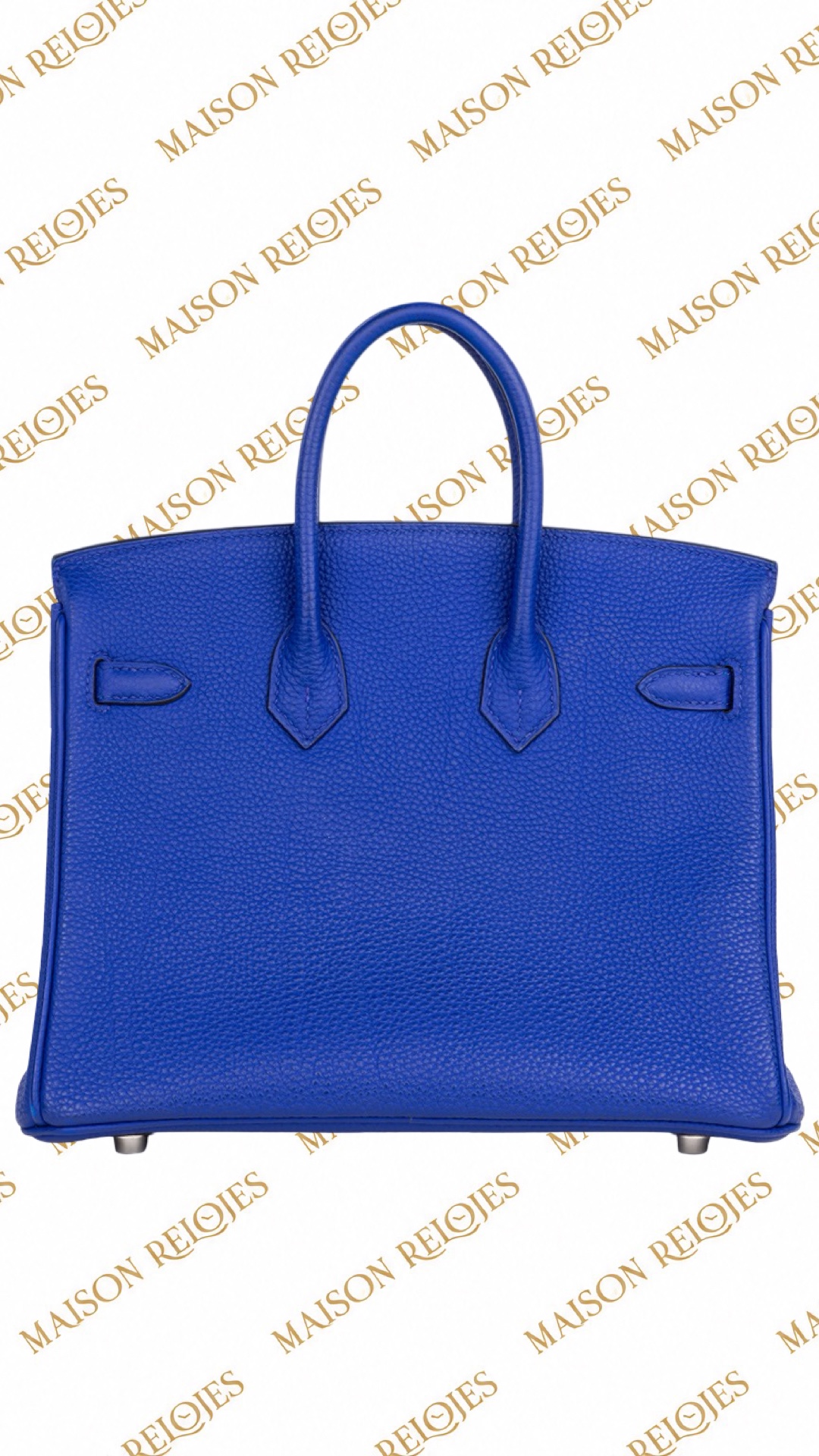 Hermès Birkin 25 / Blue Electric / Togo / PHW / Special Order - Imagen 3