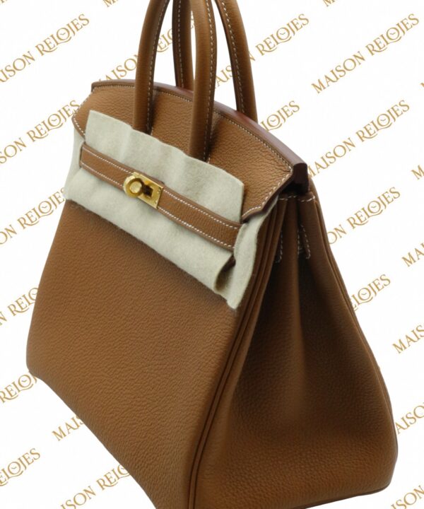Hermès Birkin 25 / Gold / Togo / GHW - Imagen 5
