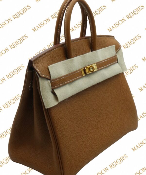Hermès Birkin 25 / Gold / Togo / GHW - Imagen 6