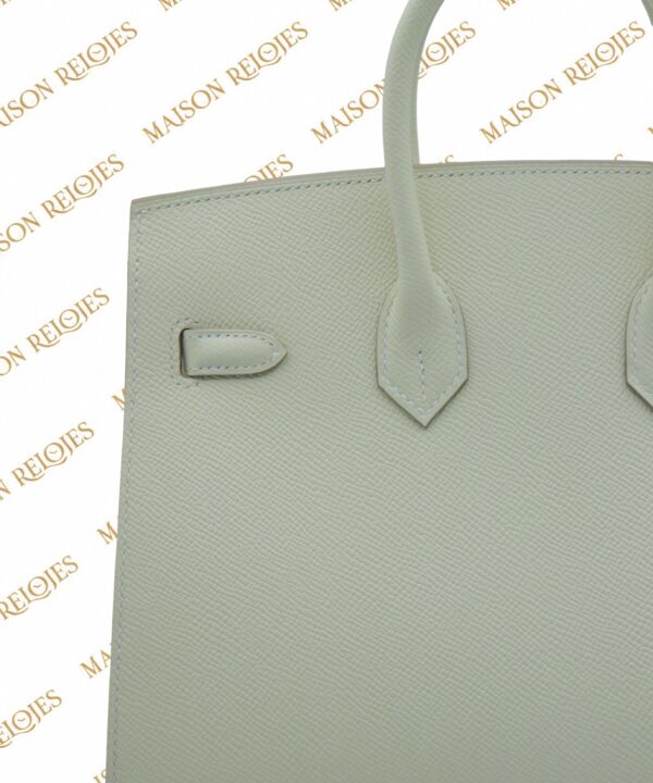 Hermès Birkin 25 Sellier / Craie / Epsom / GHW - Imagen 7