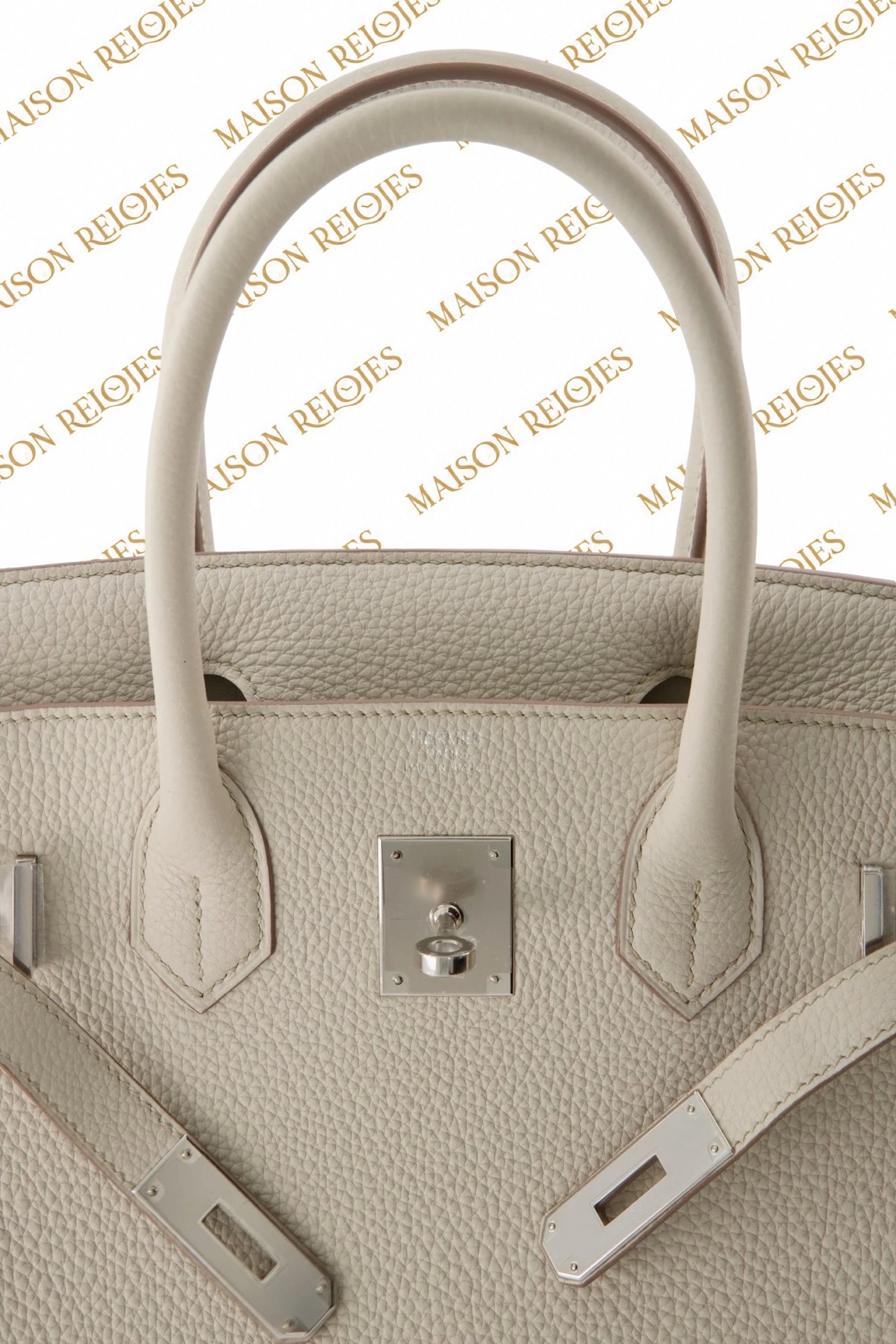 Hermès Birkin 30 / Béton / Togo / PHW - Imagen 3