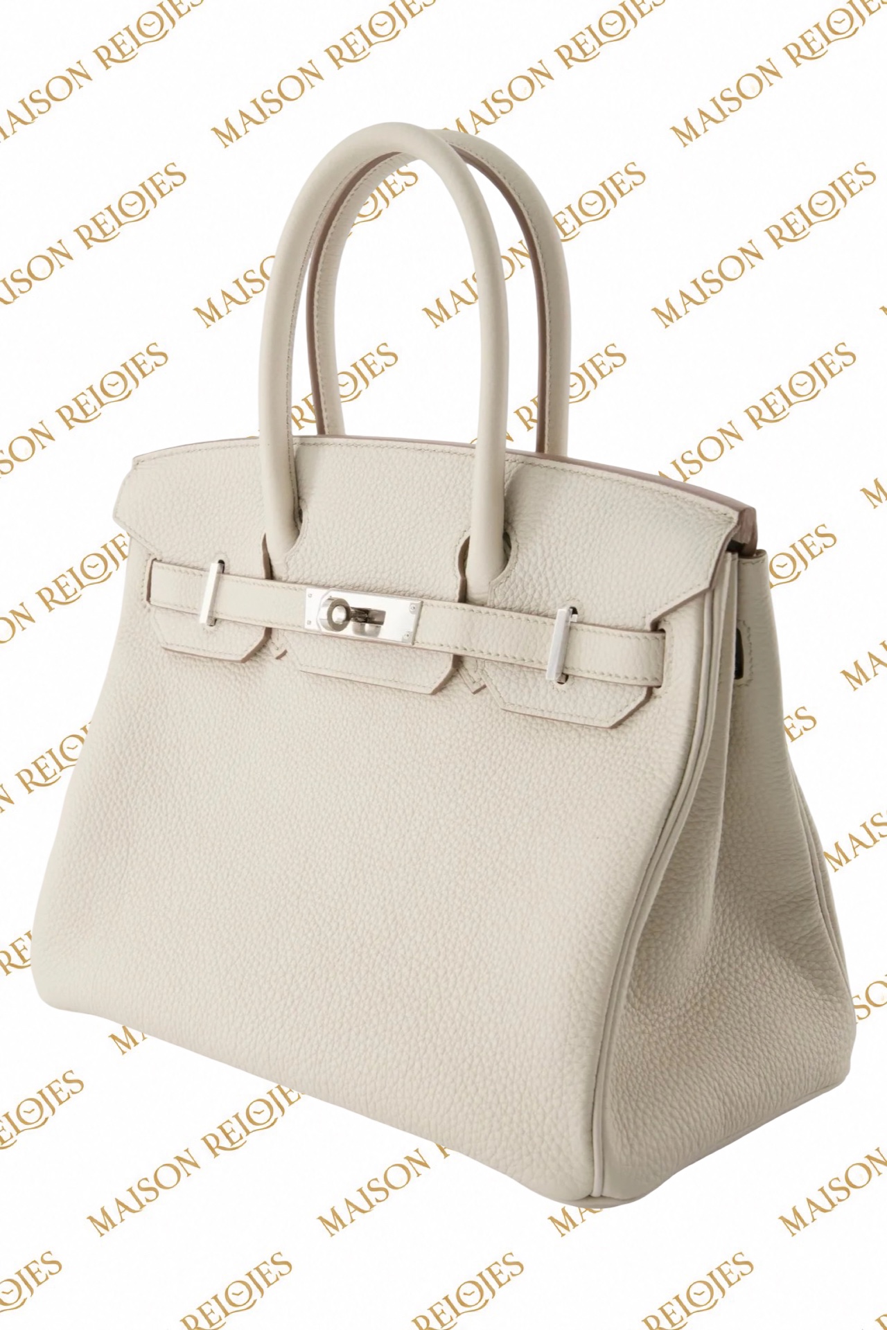 Hermès Birkin 30 / Béton / Togo / PHW - Imagen 6