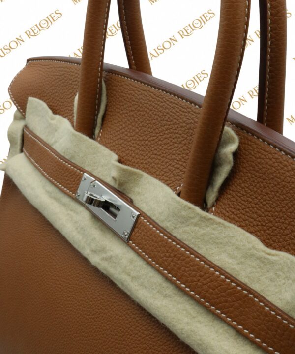 Hermès Birkin 35 / Gold / Togo / PHW - Imagen 4