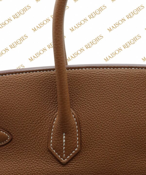 Hermès Birkin 35 / Gold / Togo / PHW - Imagen 9