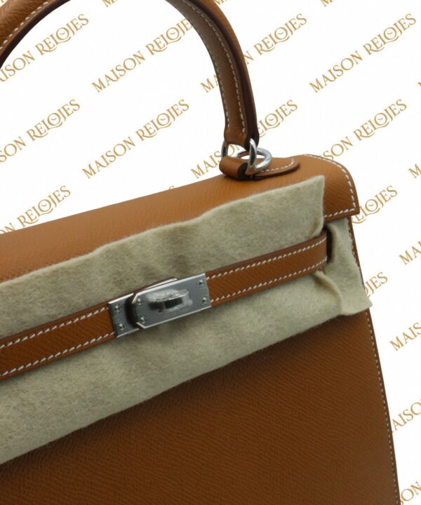 Hermès Kelly 25 / Gold / Epsom / PHW - Imagen 7